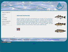 Tablet Screenshot of english.aalesundseafood.no